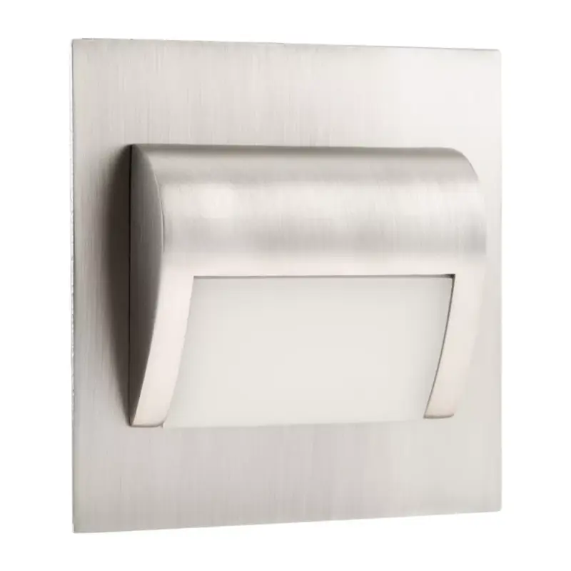 Biztonságos vásárlás Lépcső lampatest CCT DECORUS 9 LED lámpa 1.2W Satin ProVero meleg + hideg