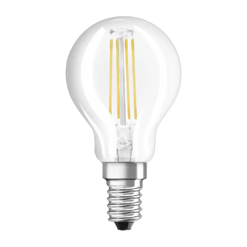 Kedvezmény E14 P45 LED izzó 4W = 40W 470lm 2700K320° OSRAM érték izzószál