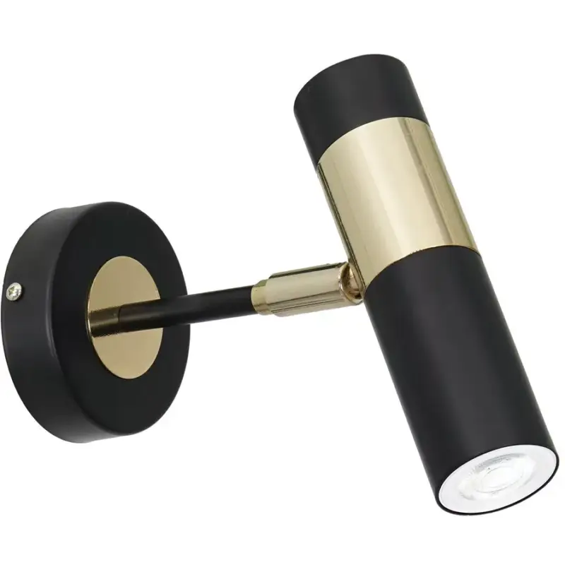 Fali lámpa fekete-arany MiLAGRO DALLAS + 1xGU10 3W LED Outlet