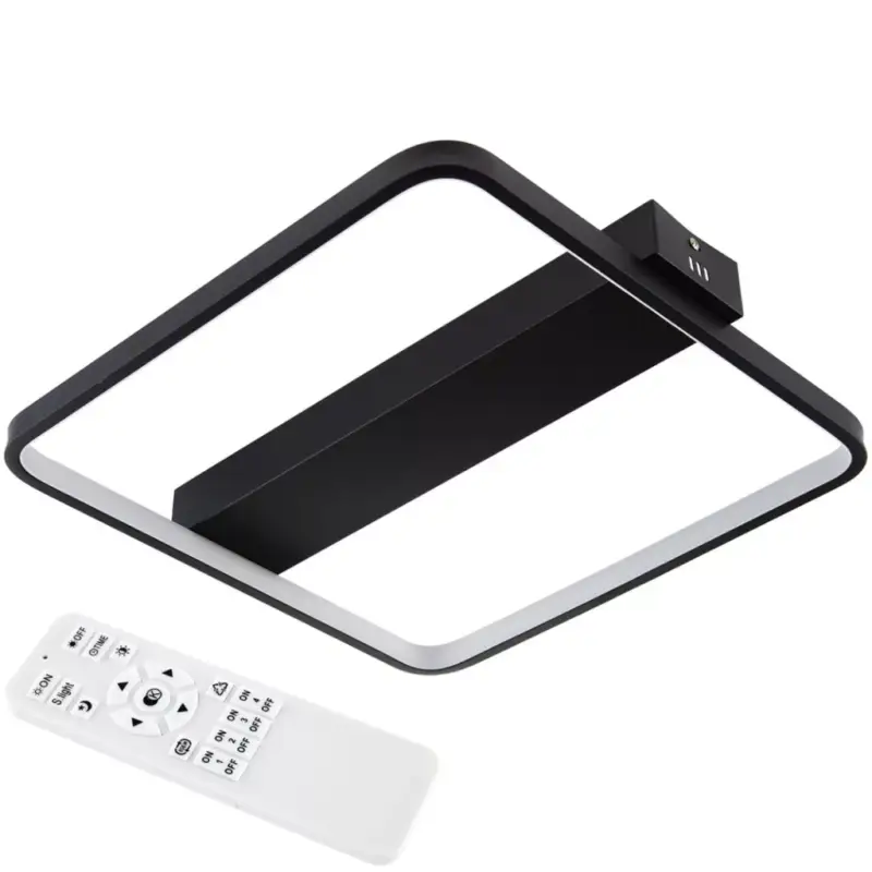 Kedvezményes ár Galax LED csillár mennyezeti lámpa 40W fekete + távirányító