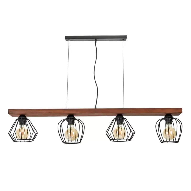 OZZY 4xE27 függesztett lámpa Különféle geometriai formák Loft MLP6253 Milagro fém + fa Akciós ár