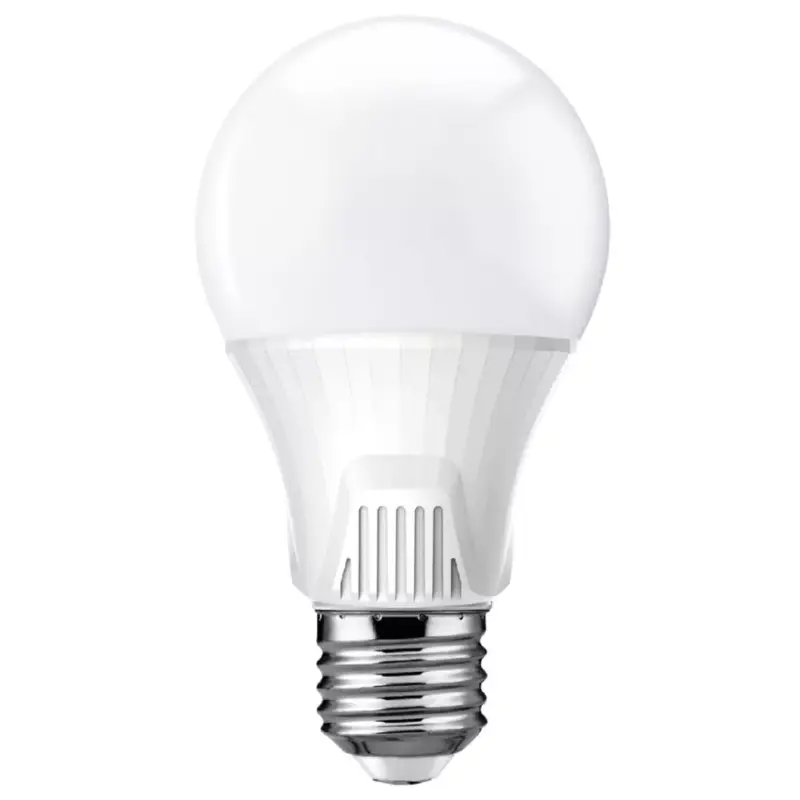 Alacsony ár LED izzó E27 A60 9W = 60W 810lm 6500K hideg 220° KOBI mozgás- és szürkületérzékelő