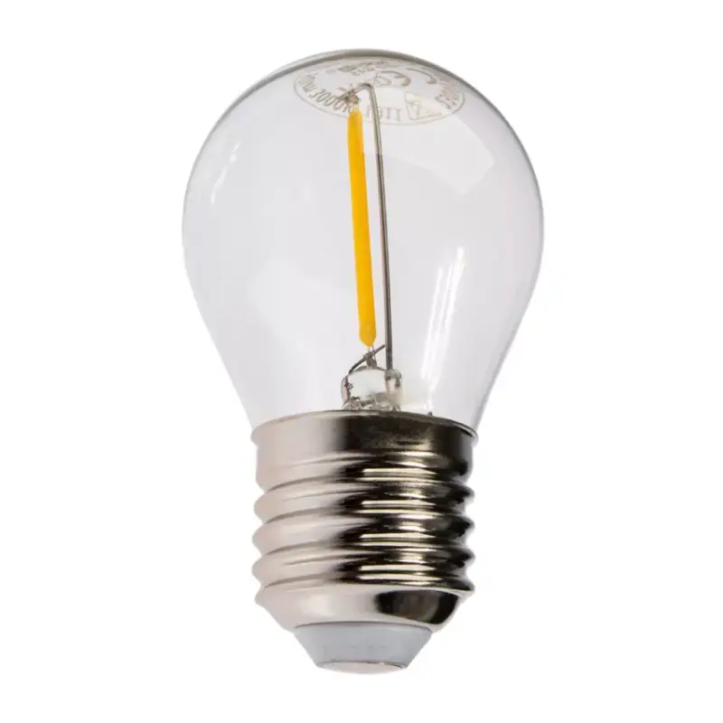 E27 G45 LED izzó 1.3W 55lm 2700K 360° KOBI Izzószálas Girlandhoz Ne maradj le