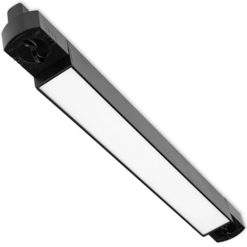 LED pályalámpa alumínium szalag 1 fázis 15W 1200lm 4000K fekete Gyors kiszállítás