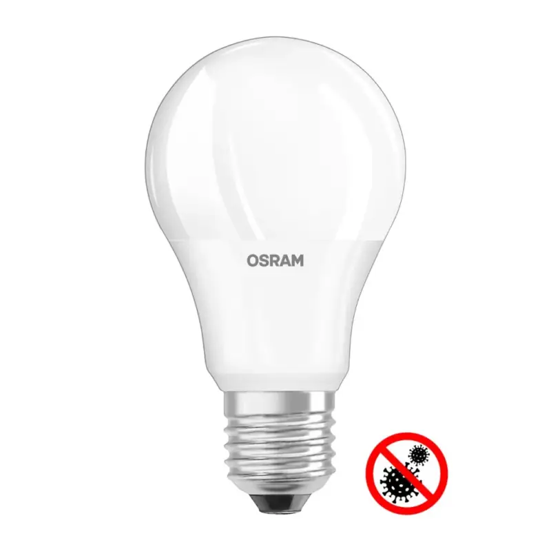 Végkiárusítás LED izzó E27 A60 13W = 100W 1521lm 4000K Semleges 200° OSRAM ANTIBAKTERIALIS