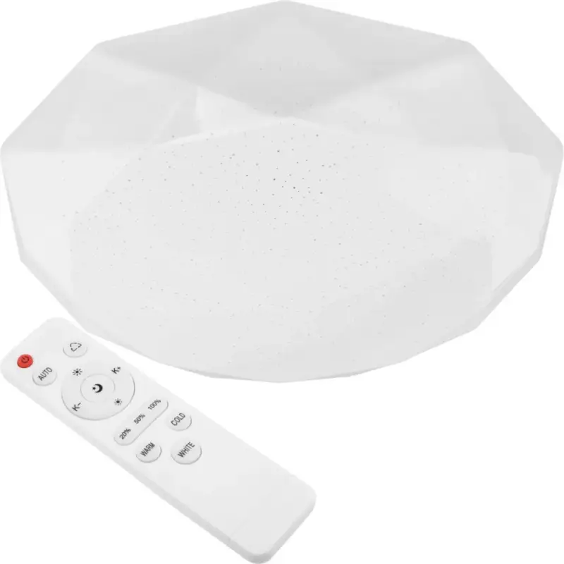 Szuper ajánlat LED mennyezeti lámpa DIAMOND 48W 3600lm 41cm Vito + távirányító 3000K-6400K