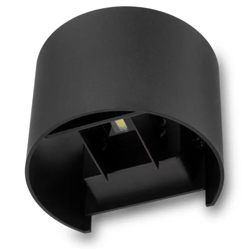 LED kerti fali lámpa 2x3W 4000K felfelé és lefelé állítható fekete PINUS LUMILED Rendeld meg most