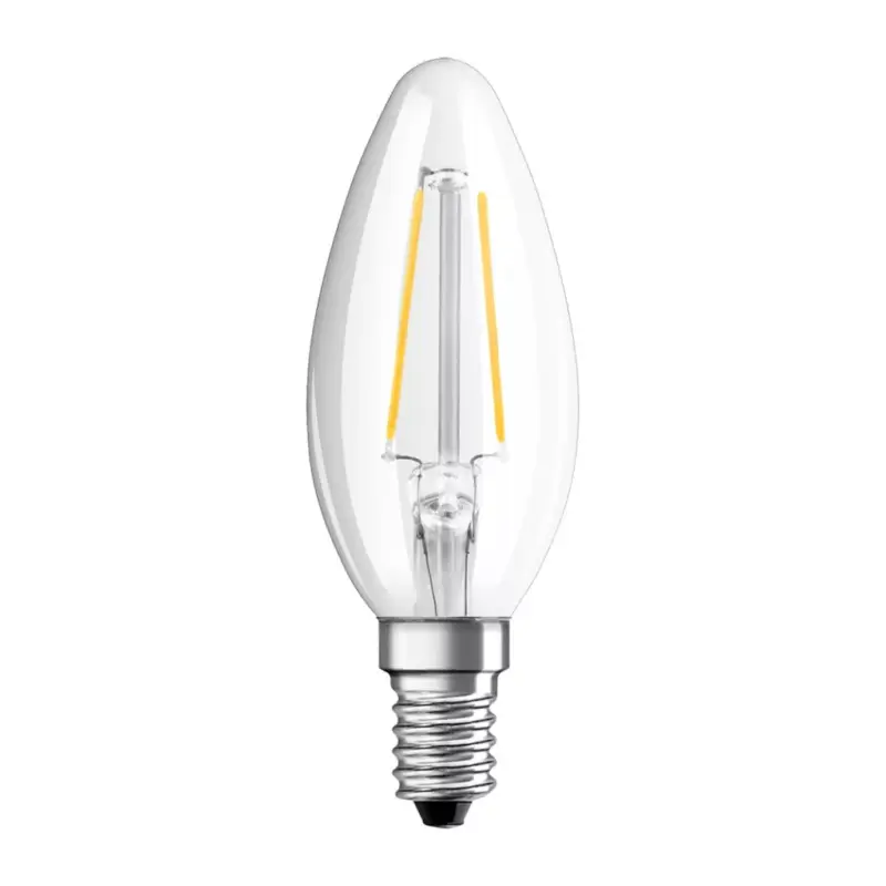 LED izzó E14 B35 CL 2.5W = 25W 250lm 4000K Semleges 300° OSRAM STAR izzószál Népszerű
