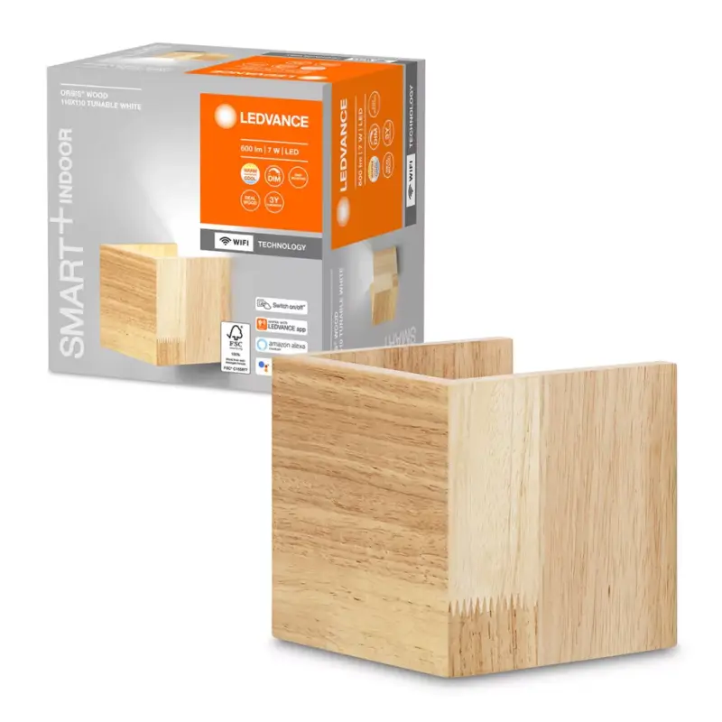 SMART+ WIFI fali lámpa Smart fali lámpa 7W ORBIS SWAN WOOD LEDVANCE Olcsó
