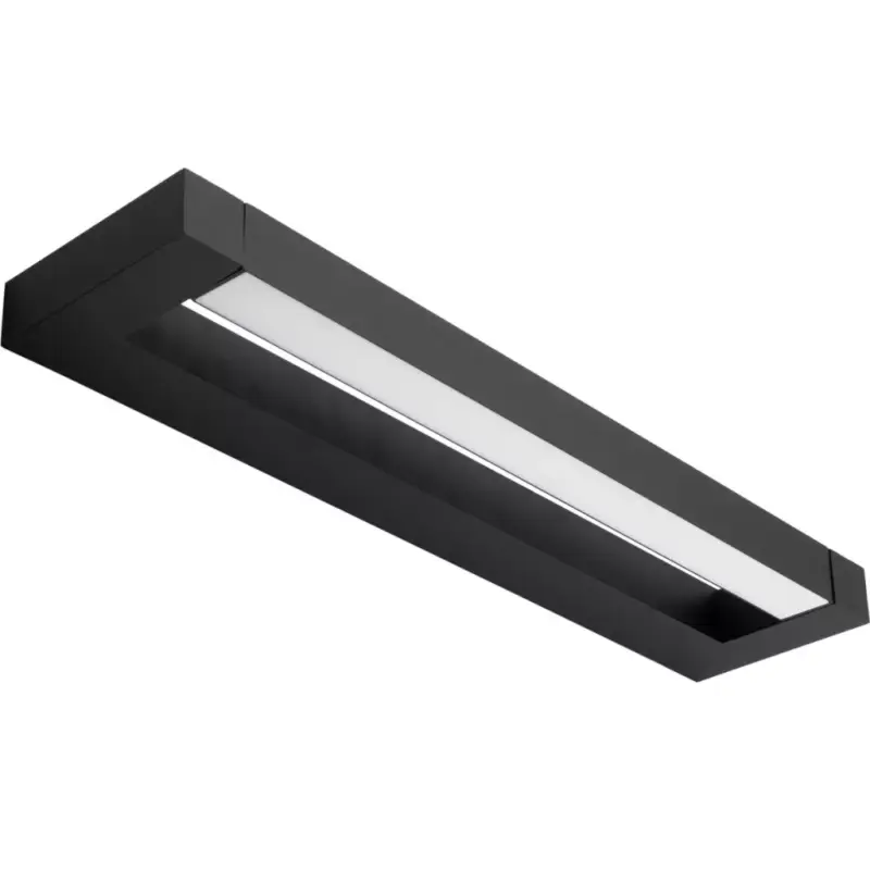 Expressz szállítás ASTER tükörlámpa LED fürdőszobai falikar 2x16W 2240lm fekete semleges 90cm IP54 fel/le 360°