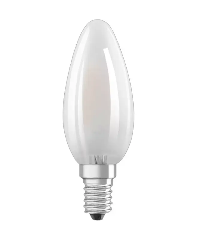 Vásárlói kedvenc E14 B35 LED izzó 3.4W = 40W 470lm 4000K Semleges 300° CRI90 Izzószál OSRAM SUPERSTAR+ szabályozható