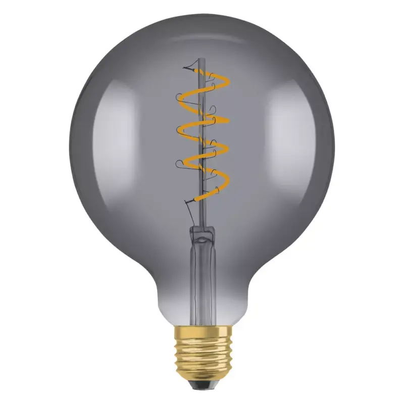 LED izzó E27 G125 4W = 15W 140lm 1800K 330°-os izzószál Árengedmény