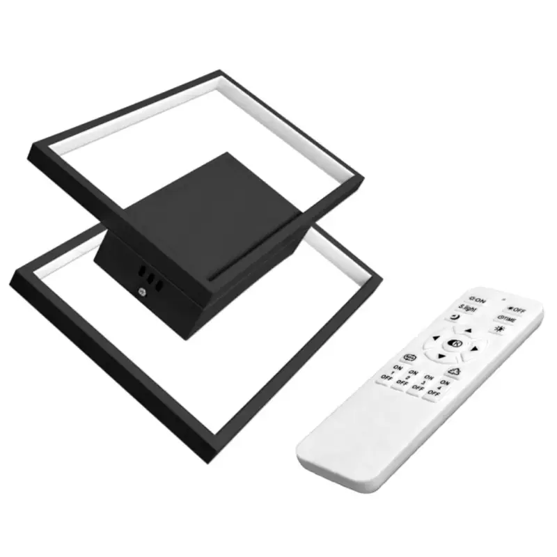 Vásárlói kedvenc LED csillár mennyezeti lámpa 45W CCT GALAXIS POLARIS fekete + távirányító