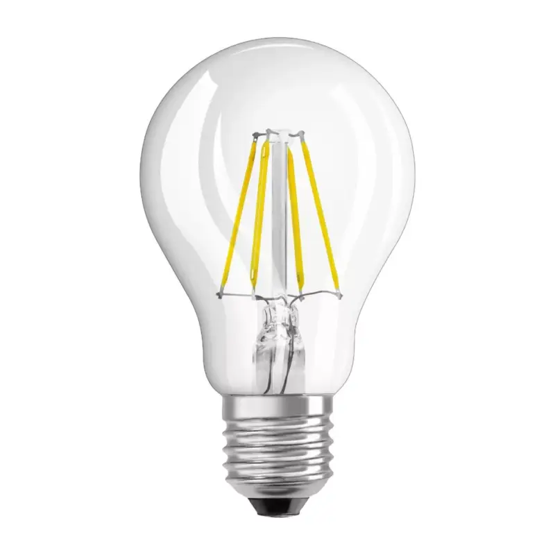 LED izzó E27 A60 4W = 40W 470lm 2700K izzószál OSRAM STAR Gyors szállítás
