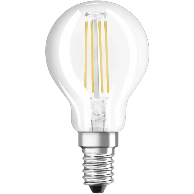 E14 P45 LED izzó 4,8W = 40W 470lm 4000K Semleges 320°-os izzószálas, szabályozható OSRAM SUPER STAR Nézd meg most