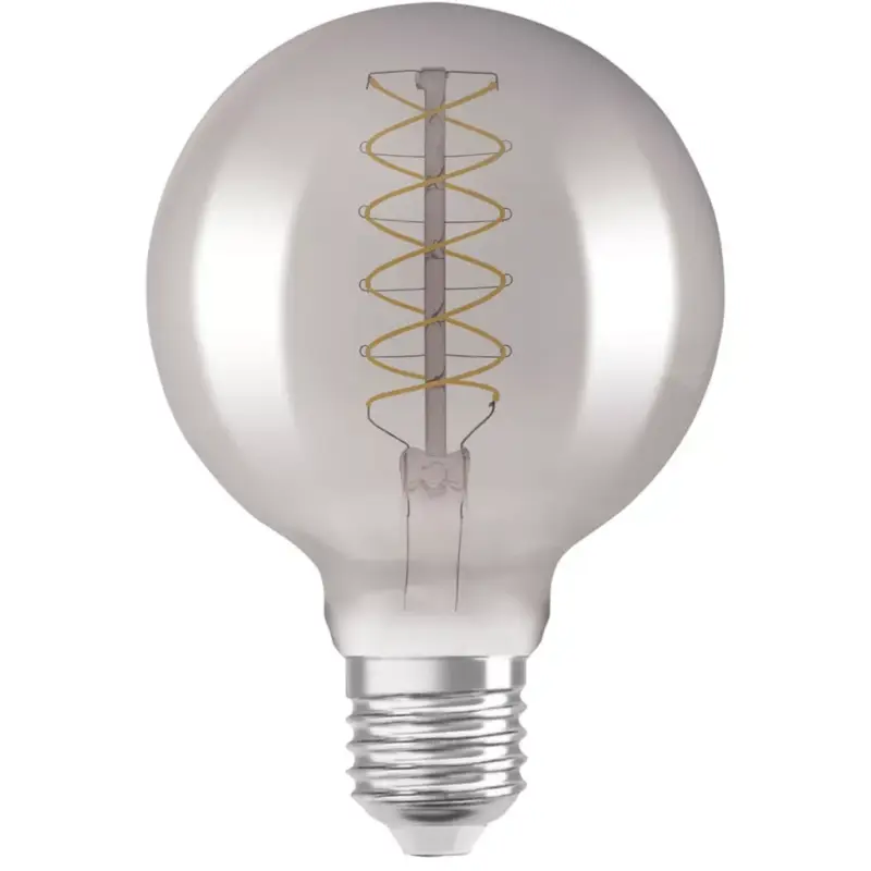 Alacsony ár Dekoratív LED izzó E27 G95 7.8W = 30W 360lm 1800K Meleg 320°-os izzószálas, szabályozható OSRAM Vintage 1906