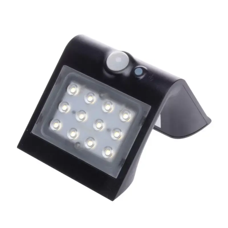 Végkiárusítás Napelemes kerti lámpa BUTTERFLY LED fali lámpa IP65 1.5W 4000K érzékelő fekete Eco-Light