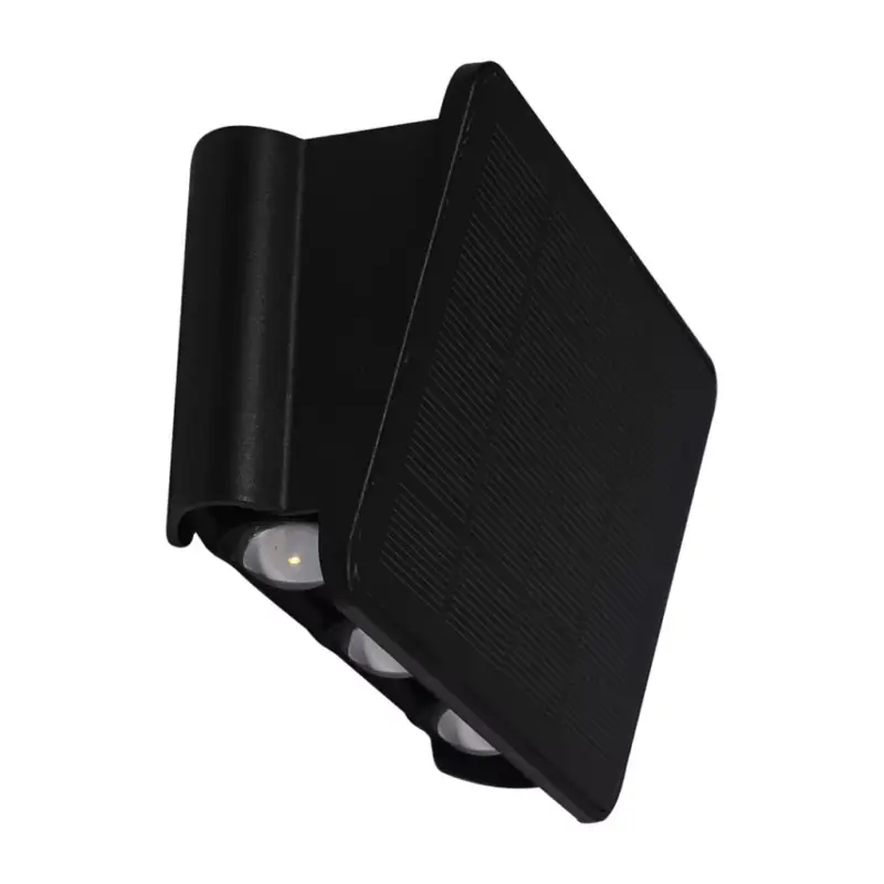 Napelemes kerti lámpa fali lámpa ALF LED IP54 4W 3000K érzékelő fekete Eco-Light Kihagyhatatlan ajánlat