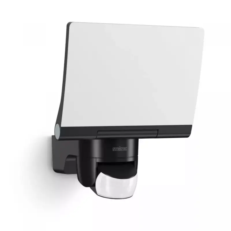 Expressz kézbesítés LED-es reflektor 19,3 W 2124lm 3000K IP44 fekete mozgás- és szürkületérzékelővel XLED HOME 2XL Steinel