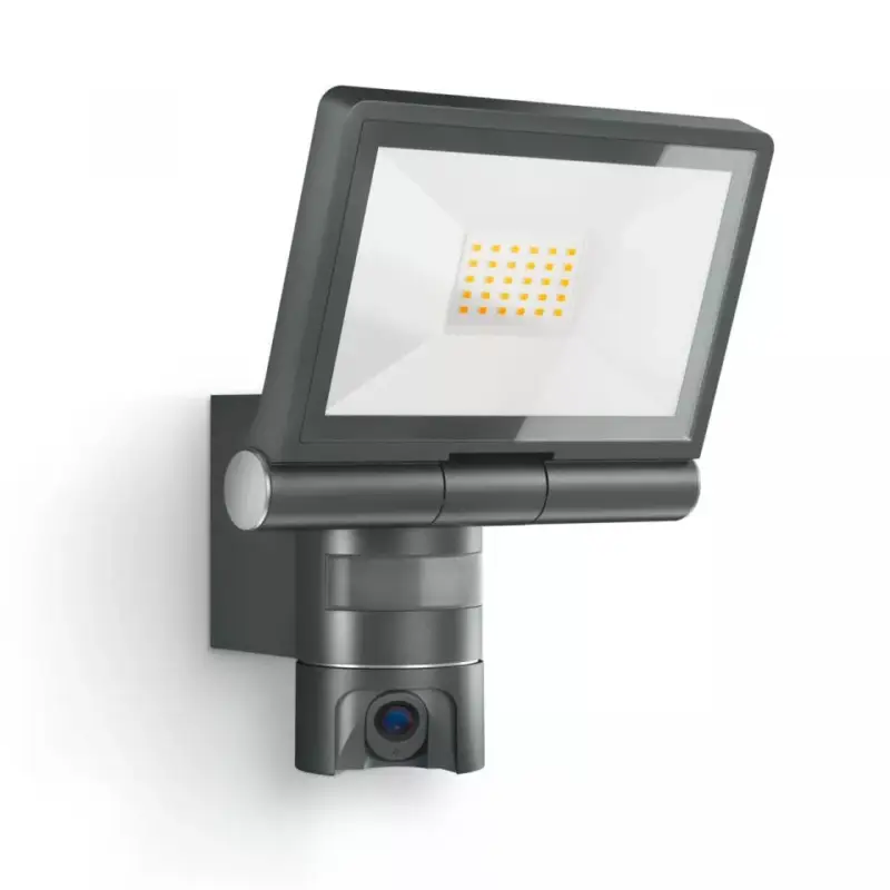 LED REFLEKTOR 21W 2200lm 3000K IP44 antracit mozgásérzékelővel és XLED CAM1 Steinel kamera Olcsó