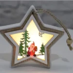 Kiárusítás LED Star Medal 3xAG10 10CM 2700K Fa karácsonyi LVT