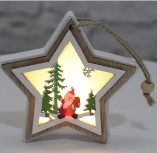 Kiárusítás LED Star Medal 3xAG10 10CM 2700K Fa karácsonyi LVT