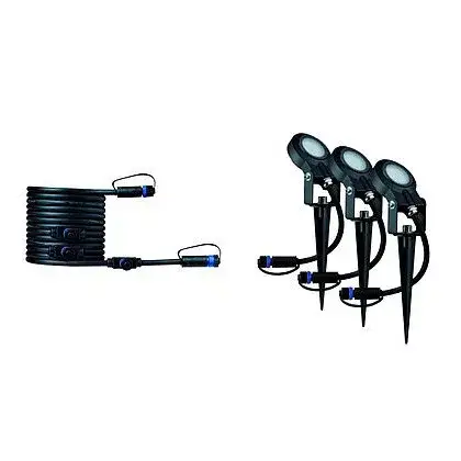 STING LED Plug&Shine lámpaház 3x6W DIM 3000K 24V IP67 Antracit Paulmann Ne maradj le