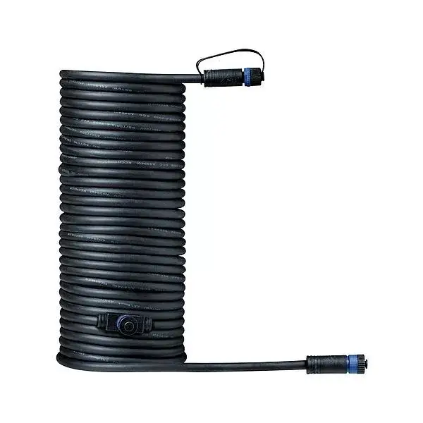 Kültéri Plug & Shine csatlakozókábel 1in-2out IP68 10m Black Paulmann Kiárusítás