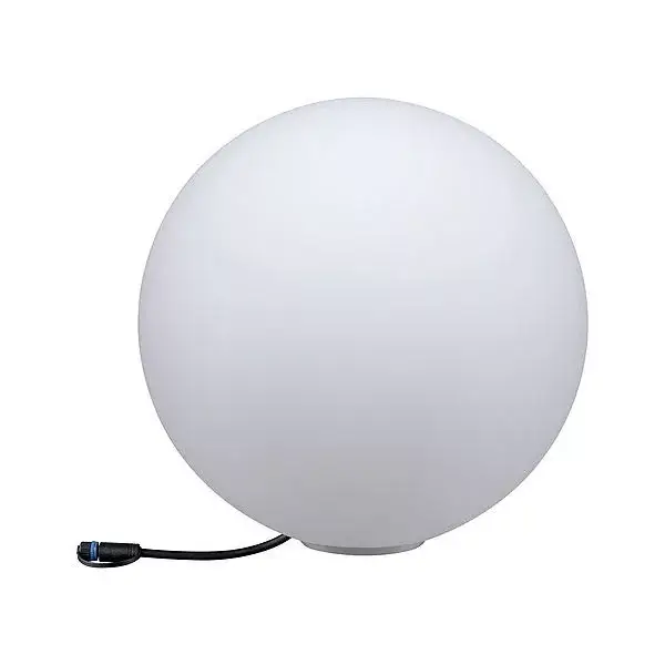 Kiárusítás Kültéri kerti lámpa Plug & Shine Globe LED 2.8W 24V IP67 3000K gömb 40cm fehér Paulmann