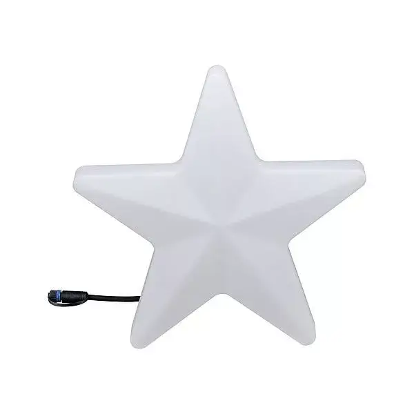 Kültéri kerti lámpa Plug & Shine Star LED 2.8W 24V IP67 3000K 40cm Fehér Paulmann Újdonság
