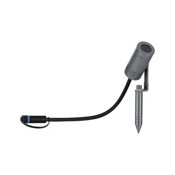 Szuper akció Kültéri kerti lámpa kültéri Plug & Shine Spot LED 7W 24V IP65 3000K Spotlámpa süllyesztett szürke Paulmann