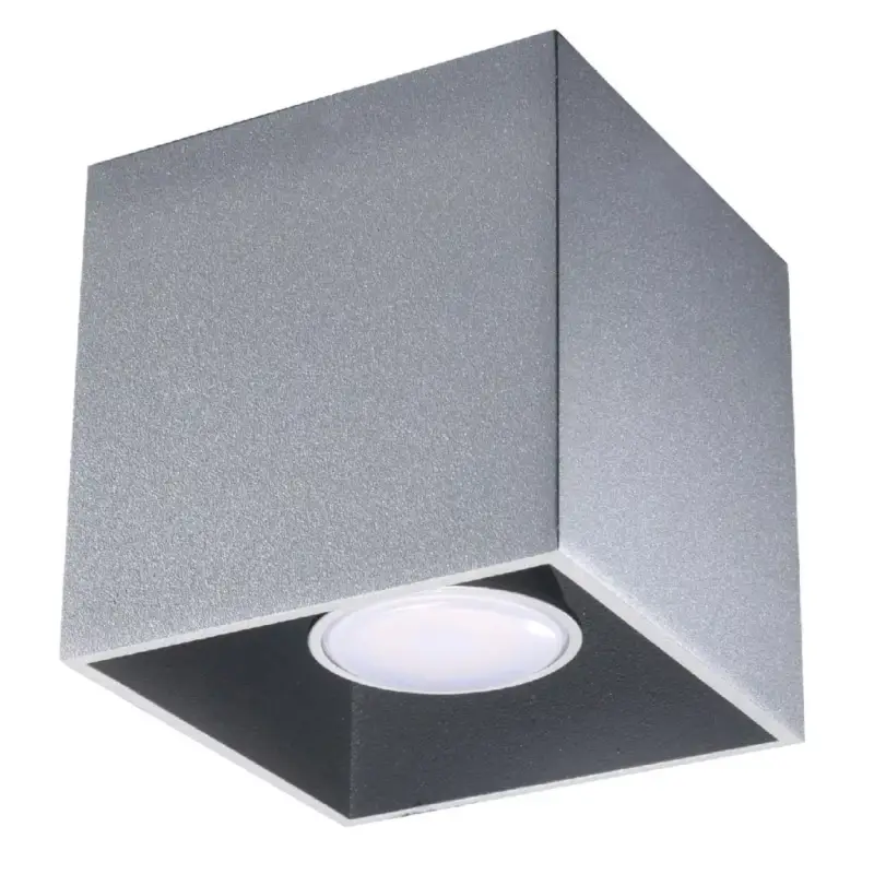 Felületre szerelhető lámpatest QUAD 1 GU10 Spot Cube Minimalista Szürke SOLLUX Bestseller
