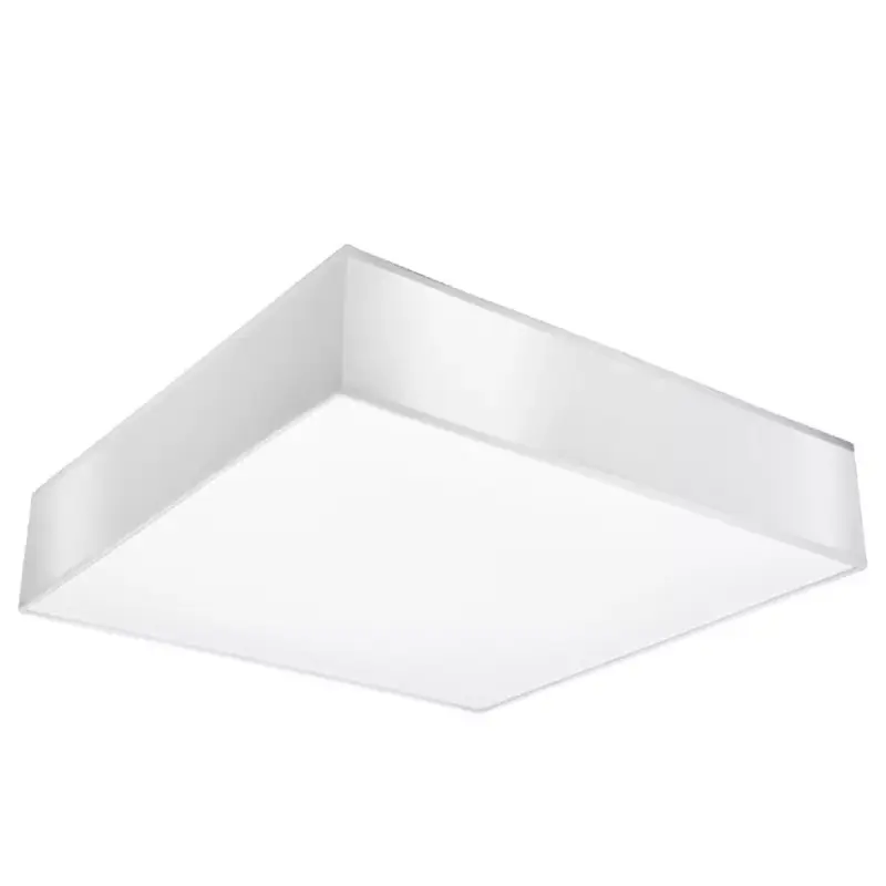 Alacsony ár Felületre szerelhető lámpatest HORUS 3xE27 Négyzet alakú mennyezeti lámpa 45cm Modern fehér SOLLUX