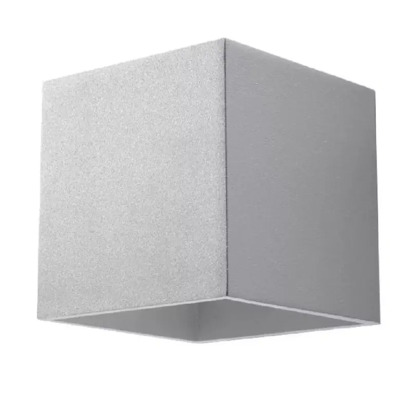 Bestseller QUAD 1 G9 fali lámpa fel-le kocka minimalista szürke SOLLUX