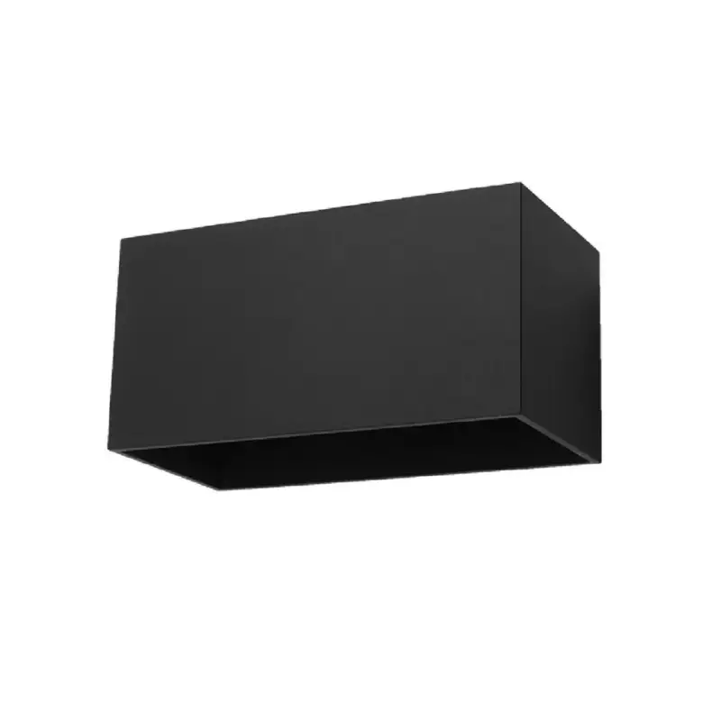 QUAD MAXI fali lámpa 2xG9 felülről alul, négyszögletes, minimalista fekete SOLLUX Újdonság