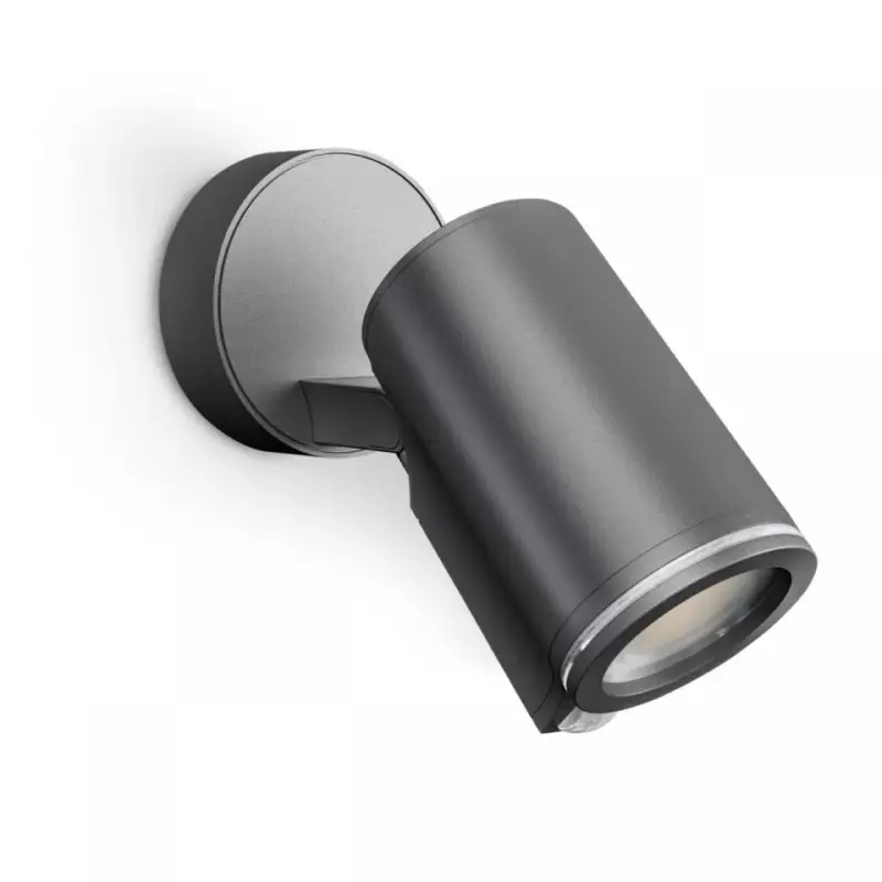 Különleges ajánlat Kerti lámpa magassági fali lámpa SPOT One Sensor GU10 LED IP44 6.7W 3000K Sensor Antracit Steinel