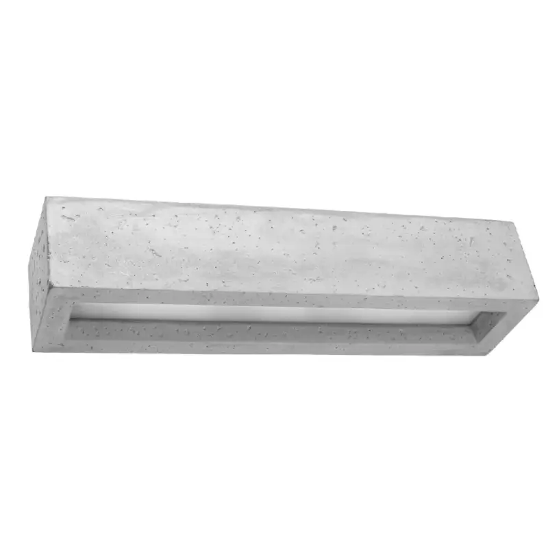 LED fali lámpa VEGA 2xE27 négyszögletes fali lámpa 50cm beton SOLLUX Kedvezmény