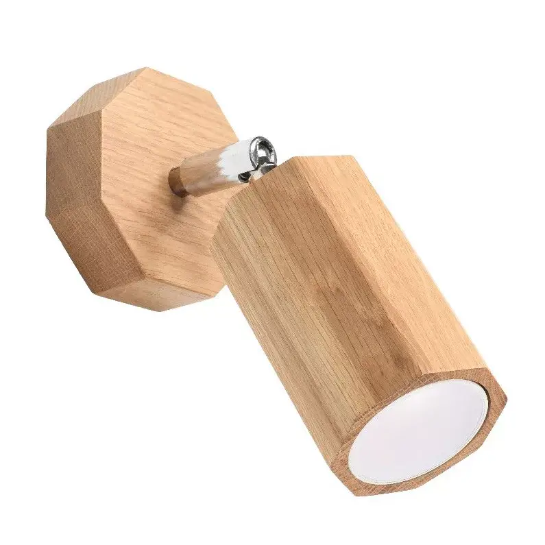 ZEKE GU10 LED fali lámpa mozgatható tölgy SOLLUX Különleges ajánlat