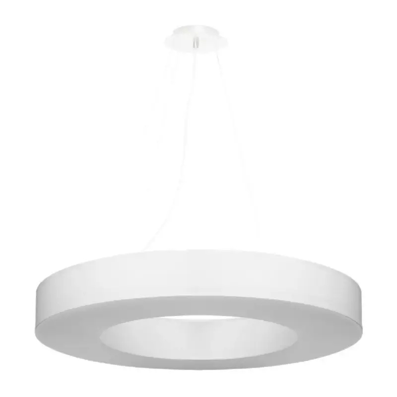 Vásárlói kedvenc LED függő mennyezeti lámpa SATURNO SLIM 6xE27 csillár 70cm fehér SOLLUX