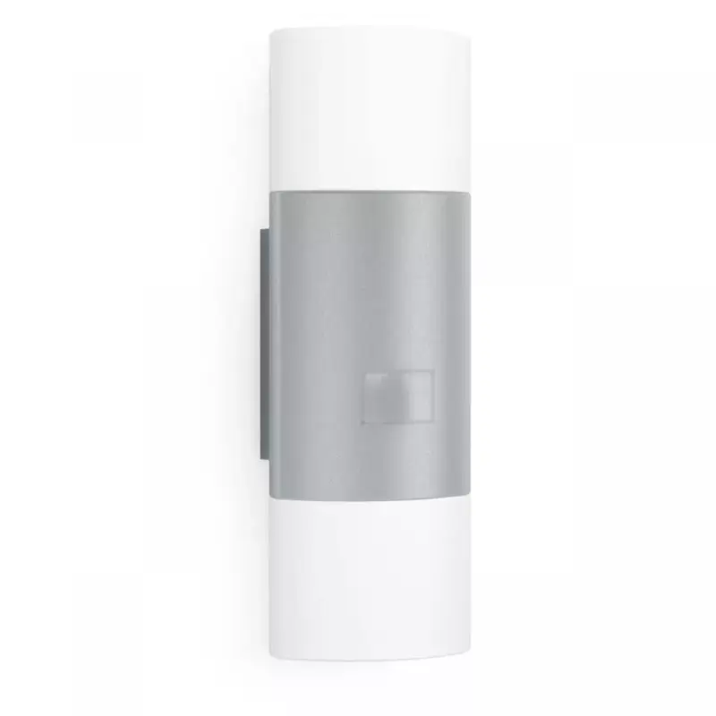 Kerti lámpa magassági fali lámpa L 910 LED IP44 9.8W 3000K Up Down érzékelő ezüst Steinel Legjobb ár