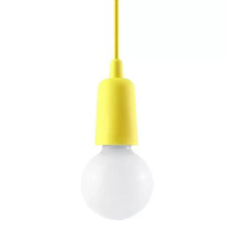 LED függő mennyezeti lámpa DIEGO E27 túlnyúló sárga SOLLUX Kedvezmény