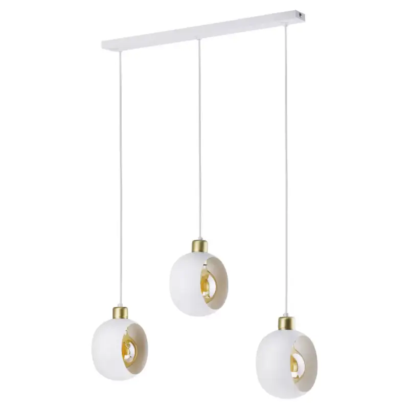 CYKLOP függesztett mennyezeti lámpa csillár fehér patina modern 3xE27 2743 TK világítás Akció