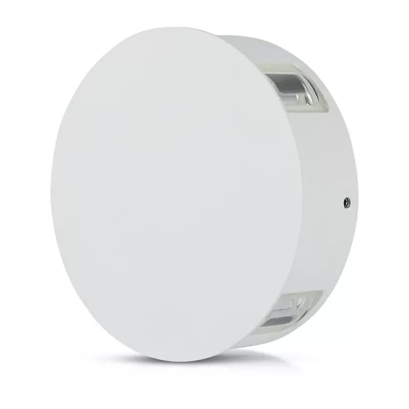 Kiárusítás LED fali lámpa 4W 3000K IP65 4-Light White Kerek VT-706 V-TAC
