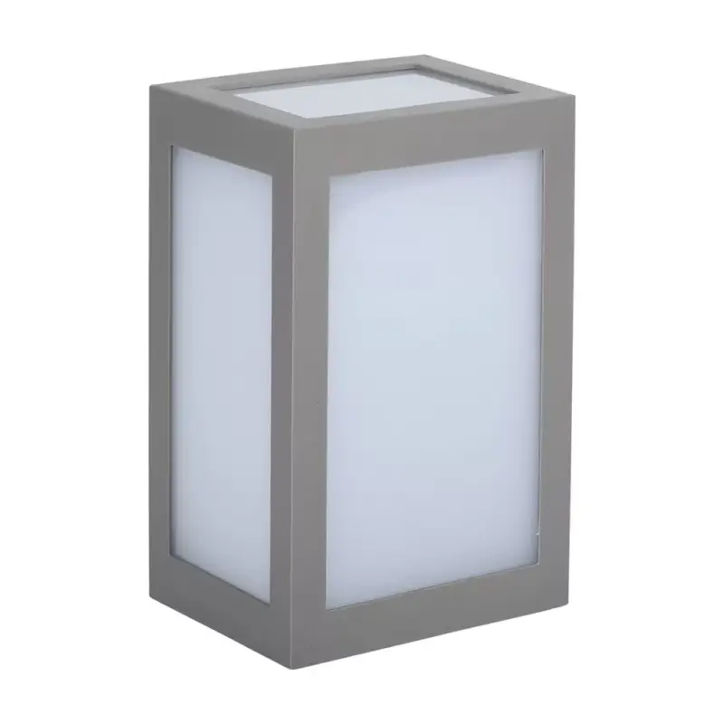 LED fali lámpa 12W 6400K IP65 Cube Grey VT-822 V-TAC Olcsóbb