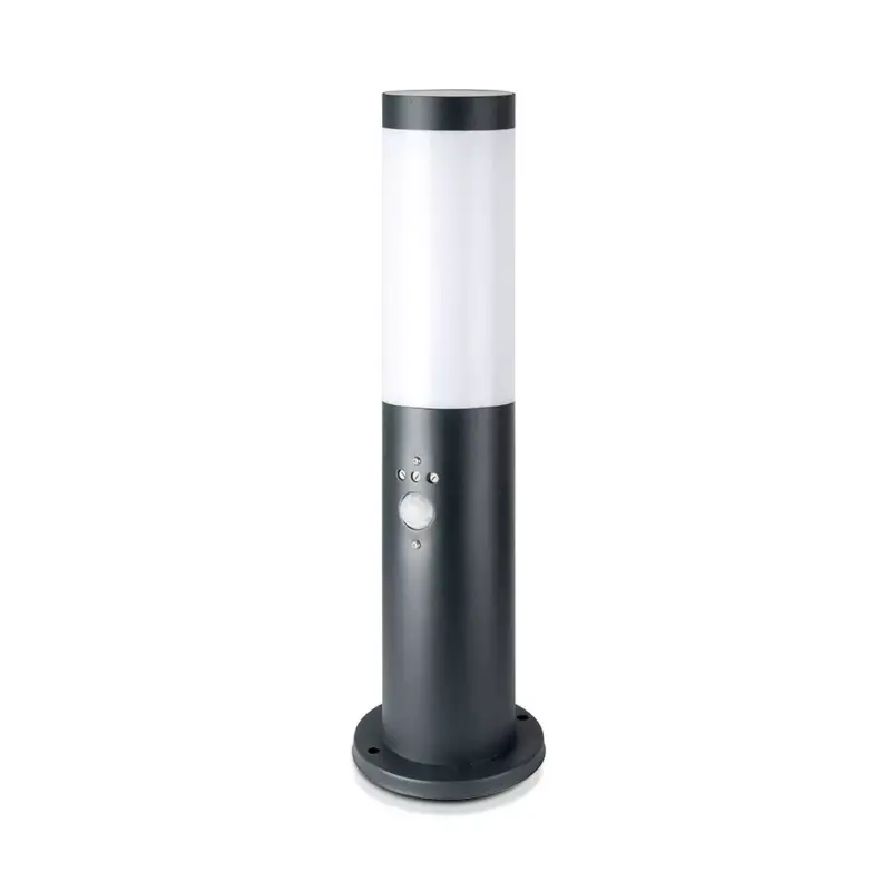 Kerti lámpaoszlop E27 IP44 Mozgásérzékelővel 45CM E27 Szürke VT-838 V-TAC Vásárlói kedvenc
