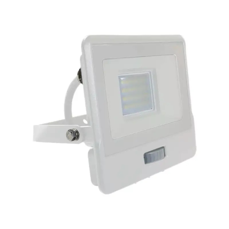 LED reflektor 20W 1510lm 6500K IP65 fehér mozgásérzékelővel és CUT-OFF funkcióval Samsung Chip VT-128S-1-W V-TAC Olcsó
