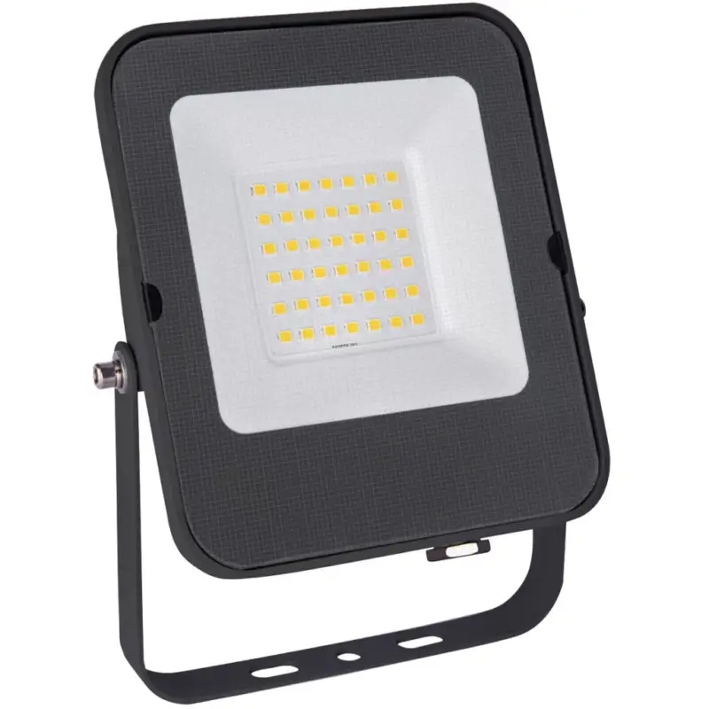 Szezonális akció LED reflektor 30W 2400lm 6500K IP65 Fekete KOBI Premium MHN
