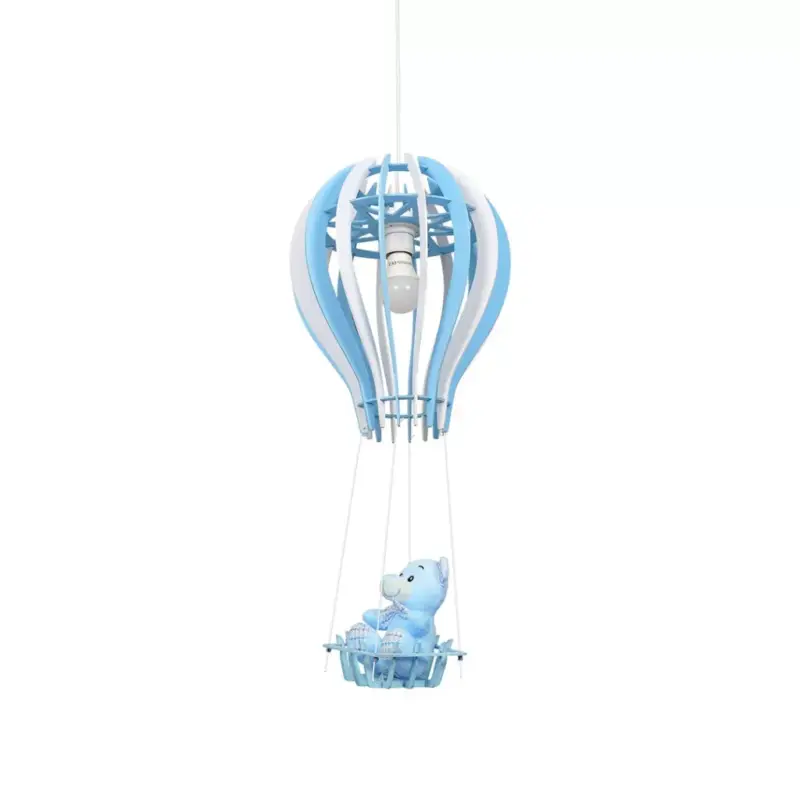 Nézd meg most BALONIK függőlámpa 1xE27 60W Gyerek Léggömb Teddy Bear Blue MLP6427 Milagro Fém + Fa