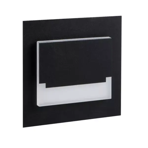 Outlet Dekoratív lépcsőlámpa fekete LED SABIK MINI 0,8W 14lm 4000K Semleges Kanlux
