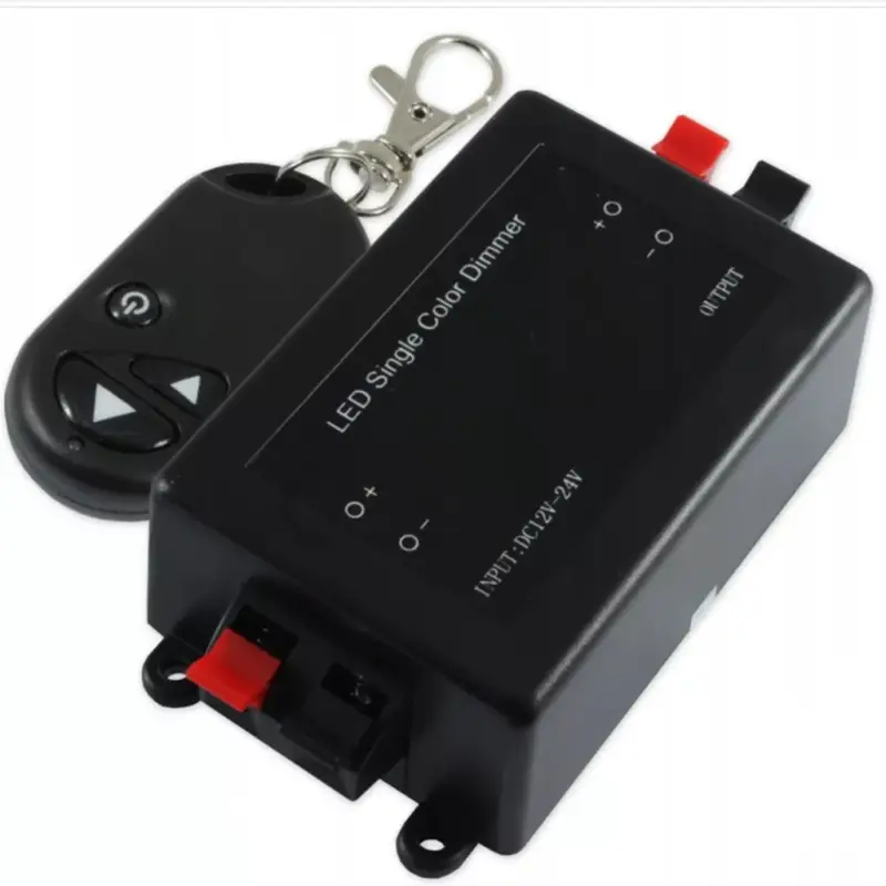 Kedvezményes ár Dimmer LED szalagokhoz, Rádióvezérlő RF távirányítóval 8A 12V